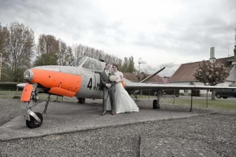 huwelijk vliegtuig