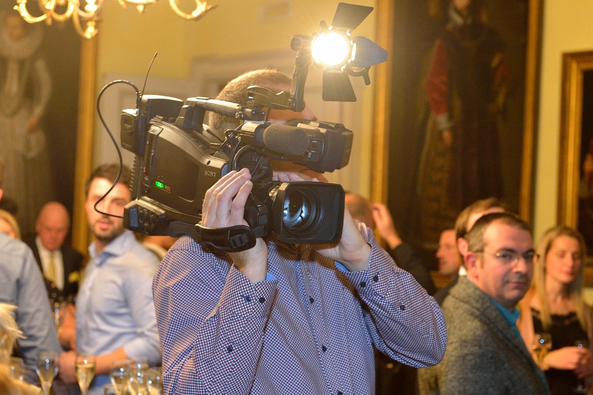 camera man receptie